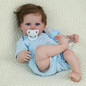 18 Inch Reborn Baby Dolls Boy Realistic Newborn Baby Doll Lifelike Adorable